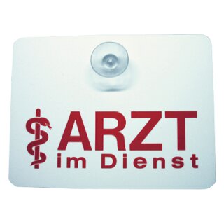 Haftplakette Arzt im Dienst, hängend