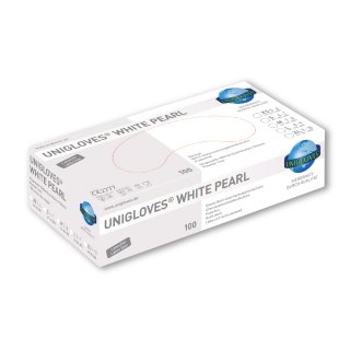 Nitril Pearl Line, White, Gr. XL unsteril, puderfrei, 100 Stück