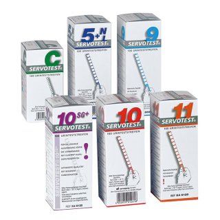 Servotest Urinteststreifen, 100 Teststreifen Servotest 10