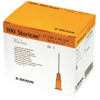 Sterican®-Kanülen Standard, Lila, Gr. 17, Ø 0,55 mm, Länge: 25 mm, 100 Stück