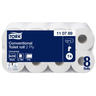 Tork Topa Conventional Toilettenpapier (110789), 2lg, 8 Rollen