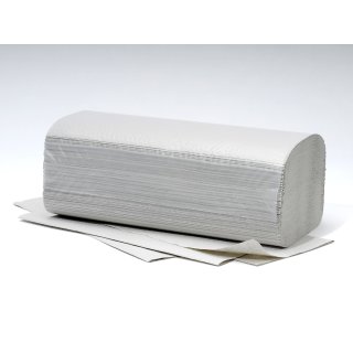 Fripa PLUS Papierhandtücher, 1-lagig, Natur, 100% Recyclingfasern V-Falz, 25 x 23 cm, 5.000 Tücher