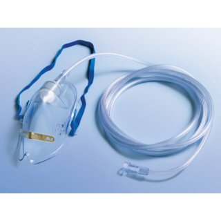 Sauerstoffmaske, Erwachsener, 2,1 m Sicherheitsverbindungsschlauch
