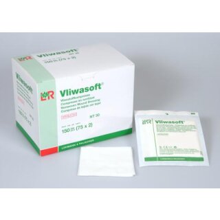 Vliwasoft Vliesstoffkompresse, steril,