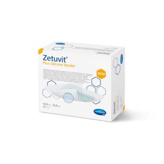 Zetuvit® Plus Silicone Border, steril, 10 Stück,