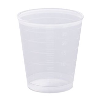 medimex Med-Becher classic, 75 Stück, Natur