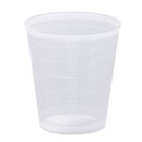 medimex Med-Becher classic, 75 Stück, Natur