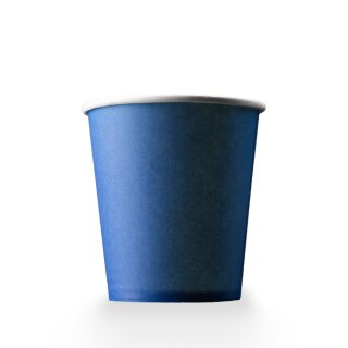 Hartpapier (Pappbecher) Mundspülbecher, 190 ml, Farbe: blau/weiß, 50 Stück