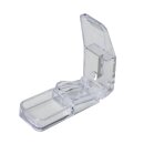 Tablettenteiler, transparent, milchig