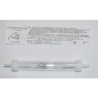 Wasserfalle für Sauerstoffschläuche, 1 Stück
